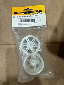 HPI Racing 3800 White Corsa 12 Spoke Wheels 1/10 RS4 Touring Car 26mm - Picture 1 of 1