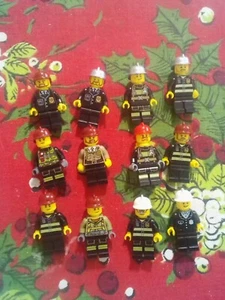 Lego Bomberos Minifiguras Lote DE 5 100% Figuras Lego Excelente Estado USADAS - Imagen 1 de 1