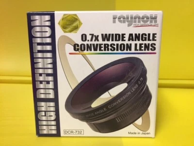 RAYNOX DCR-732 731 0.7x WIDE ANGLE LENS 52mm +37mm 43mm 46mm Camcorder HANDYCAM - Image 1 of 4