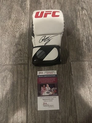 CUB SWANSON SIGNED UFC GLOVE JSA COA AUTO MMA AUTOGRAPHED FIGHTER KILLER - Image 1 of 2