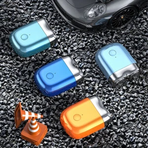 Mini Portable USB Rechargeable Men's Shaver Double Head Washable Electric Razor - Bild 1 von 22
