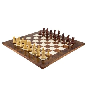 Madrid Rosewood and Briar Luxury Chess Set - Picture 1 of 7