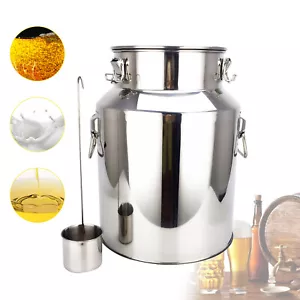 Edelstahlfass Milchkanne Milchkrug Milch Transportkanne Milchbeh lter 18 Liter - Bild 1 von 12