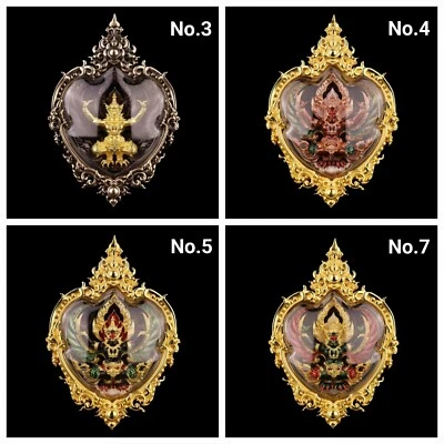 God of Strength Garuda Phaya Krut Thai Amulet Talisman Pendant - Image 1 of 4
