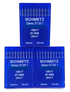 30 AGUJAS DE MÁQUINA DE COSER SCHMETZ 135X17 TALLA #18 / 110 se adapta a SAILRITE LSZ-1 - Imagen 1 de 1