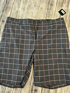Cypress Club Men's Shorts Size 40 Gray Plaid