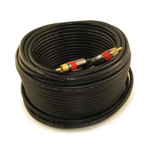 100ft 1 Wire RCA Premium Digital Audio SubWoofer/Video Cable IN WALL - Picture 1 of 3