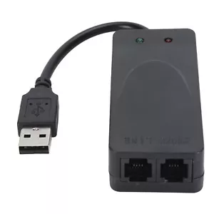 Usb 56K External Dial Up Fax Data Modem Dual Rj11 Ports Support Caller Id Co HEN - Picture 1 of 22