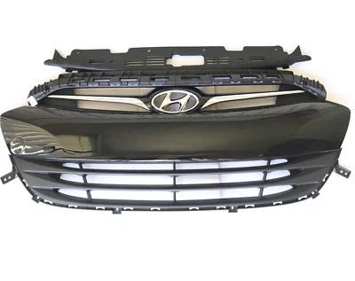 Rejilla delantera rejilla superior e inferior y moldura Genesis Coupe 2013-2016 5 piezas Foto 1 de 4