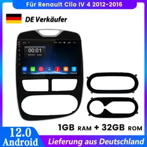 10" Für Renault Clio IV 2012-2016 Autoradio NAVI GPS SAT WIFI USB DAB+ Android12 - Bild 1 von 12
