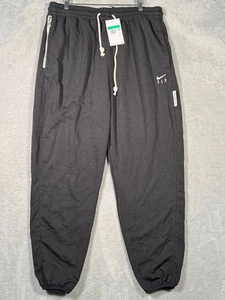 Nike Pants Womens XL Black Swoosh Fly Standard Issue Joggers Dri Fit DA6465-010 - Picture 1 of 13