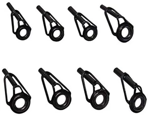 8-Piece Fishing Rod Tip Replacement Kit - Stainless Steel & Ceramic Guide Tips - Picture 1 of 12