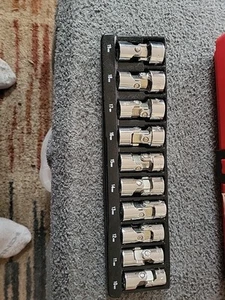 S-k Automotive Tools : 3/8” Drive 6 Pt Metric Swivel Socket Set, 10mm Thru 19mm - Picture 1 of 10