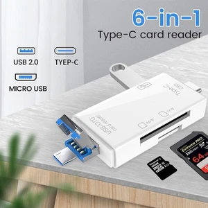 Tf Sd Card Reader Portable Flash Drive Card Smart Card Multifunctional Card - Afbeelding 1 van 9
