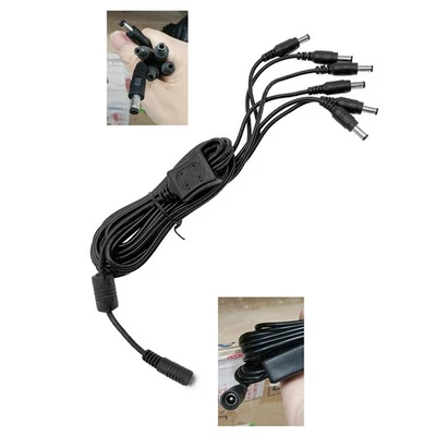 Cable de alimentación de 6 cabezales 5,5*2,5 mm Fuente de alimentación para WPLN4232 PMLN5228 WPLN4107 NTN8831 Foto 1 de 2