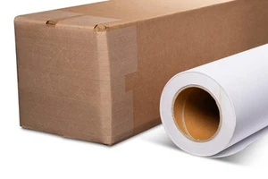 Calcomanía de pared de tela blanca mate de 7,0 mil adhesiva extraíble disolvente y látex - Imagen 1 de 18
