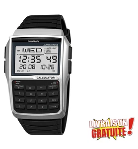 Reloj Calculadora Digital Retro con Luz LED Agenda y Alarmas - Imagen 1 de 3