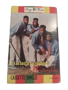 Boyz II Men Cassette Single it’s so hard to say goodbye to yesterday 1991 Vtg - Picture 1 of 4