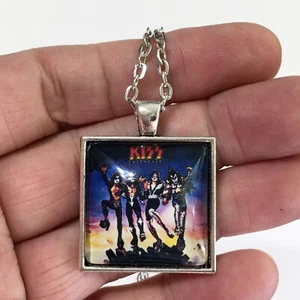 KISS Destroyer Album Cover Image Keychain -OR- Necklace Metal Rock and Roll - Picture 1 of 9