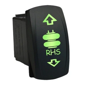 RHS 6C72G2 Rocker Switch 12V Laser on-off-on LED green DPDT ATV for Polaris RZR - Imagen 1 de 1
