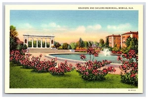 Postcard: AL Soldiers And Sailors Memorial, Mobile, Alabama - Unposted - Picture 1 of 2