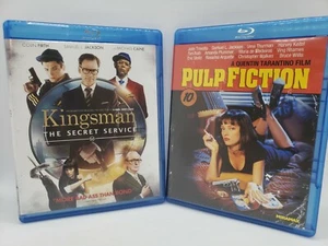Samuel L Jackson Blu-ray Double Feature: Pulp Fiction/ Kingsman. Very Good Cond. - Picture 1 of 3