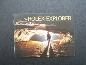 ROLEX EXPLORER BOOKLET MANUAL VON 1999 - REF.: 16570 14270 - NOS - ENGLISCH - Picture 1 of 6