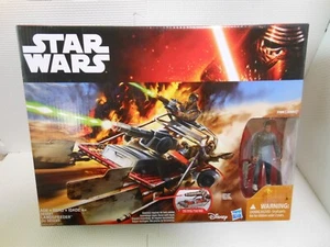 Star wars The Force Awakens Desert Land speeder Hasbro Finn Jakku Action Figure - Picture 1 of 8