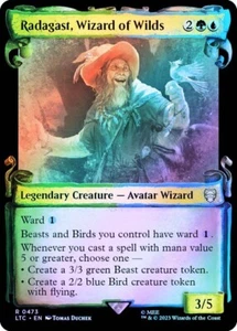 Radagast, Wizard of Wilds Foil Showcase The Lord of the Rings Commander NM MTG - Picture 1 of 1