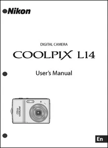 Nikon CoolPix L14 Digital Camera User Guide Instruction  Manual - Picture 1 of 1