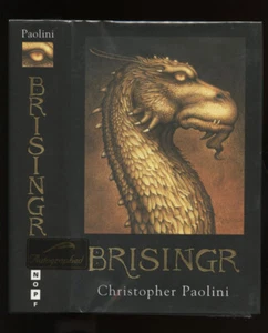 Paolini, Christopher: Brisingr ** Signed ** HB/DJ Set 1st/1st - Picture 1 of 5