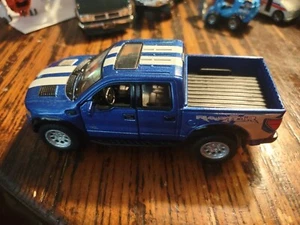 Kinsmart 2013 Ford F-150 SVT Raptor SuperCrew Pickup Truck Blue Die Cast 1:46 - Picture 1 of 6