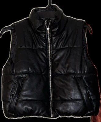 Ambiance Faux Leather Vest - Image 1 of 2