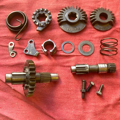 89 - 90 Suzuki Quadsport 250 LT250S mecanismo de arranque engranajes ejes completos Foto 1 de 4