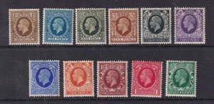 GB KGV 1934 Photogravure ½d-1/- set 11 SG430-49 average mint set - Picture 1 of 2