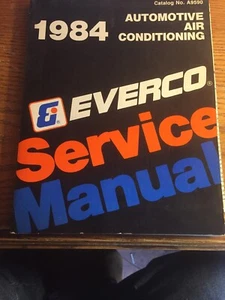 Catálogo manual de servicio de aire acondicionado automotriz vintage 1984 A9590  - Imagen 1 de 4