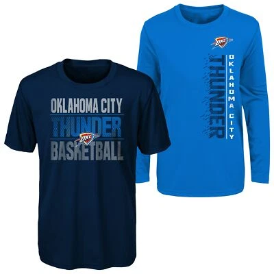 Outerstuff NBA Youth (8-20) Oklahoma City Thunder Performance Shirt Combo - Image 1 of 3