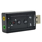 7.1 Sound Card 3D Stereo Usb Audio Adapter To 3.5Mm Laptop External Sound Card