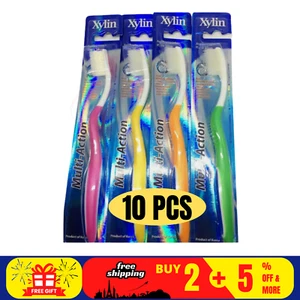 10 PIEZAS X COSWAY Xylin Cepillo de Dientes Multi-Acción con Nano Plata ENVÍO GRATUITO - Imagen 1 de 6