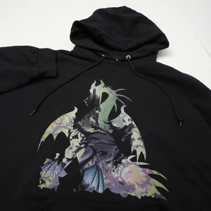 Disney Hoodie Herren 2XL XXL Schwarz Malefiz Drache Dornröschen - Bild 1 von 12