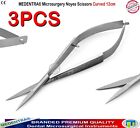 Micro Spring Action Scissors Fine Surgical Dressing Ophthalmic 4.5" X3