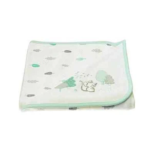 NWT Gymboree Forest Mouse Jersey Knit Receiving Baby Crib Blanket Lovey - Picture 1 of 2
