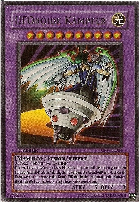 CRV-DE034 UFOroide Kämpfer Ultra Rare 1 Aufl. aus Cybernetic Revolution - Bild 1 von 1