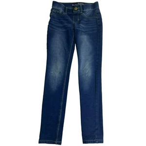 Tommy Bahama Girl's Jeans 7 Blue Medium Wash Skinny Slim Straight Leg Stretch - Picture 1 of 7