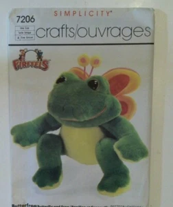 Vintage Firffels Stuffed Animal Sewing Pattern BUTTERFROG New Uncut FF - Picture 1 of 2