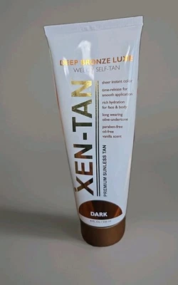 XEN TAN Premium Sunless Self Tan Deep Bronze Luxe DARK 8oz  - Image 1 of 4