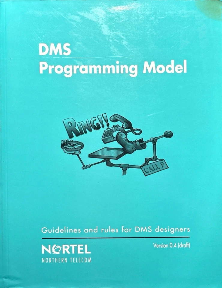 NorTel DMS Programming Model Northern Telecom Guidelines & Rules for Designers - Image 1 of 4