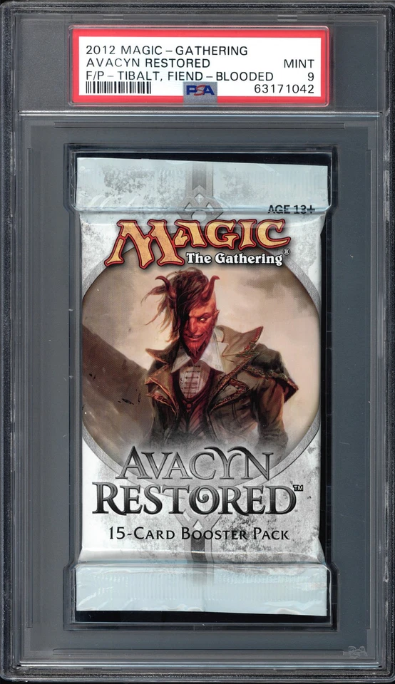 Avacyn Restored Tibalt, the Fiend-Blooded Graded Pack PSA 9 #63171042 - Image 1 of 1
