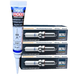 3 candele Beru by DRiV + grasso LIQUI MOLY per BMW ISETTA 100 103 P 601 TRAMP - Foto 1 di 4