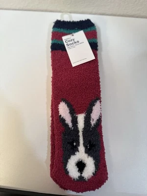 Calcetines difusos acogedores Frenchie Dog Old Navy para mujer, nuevos en paquete  Foto 1 de 3